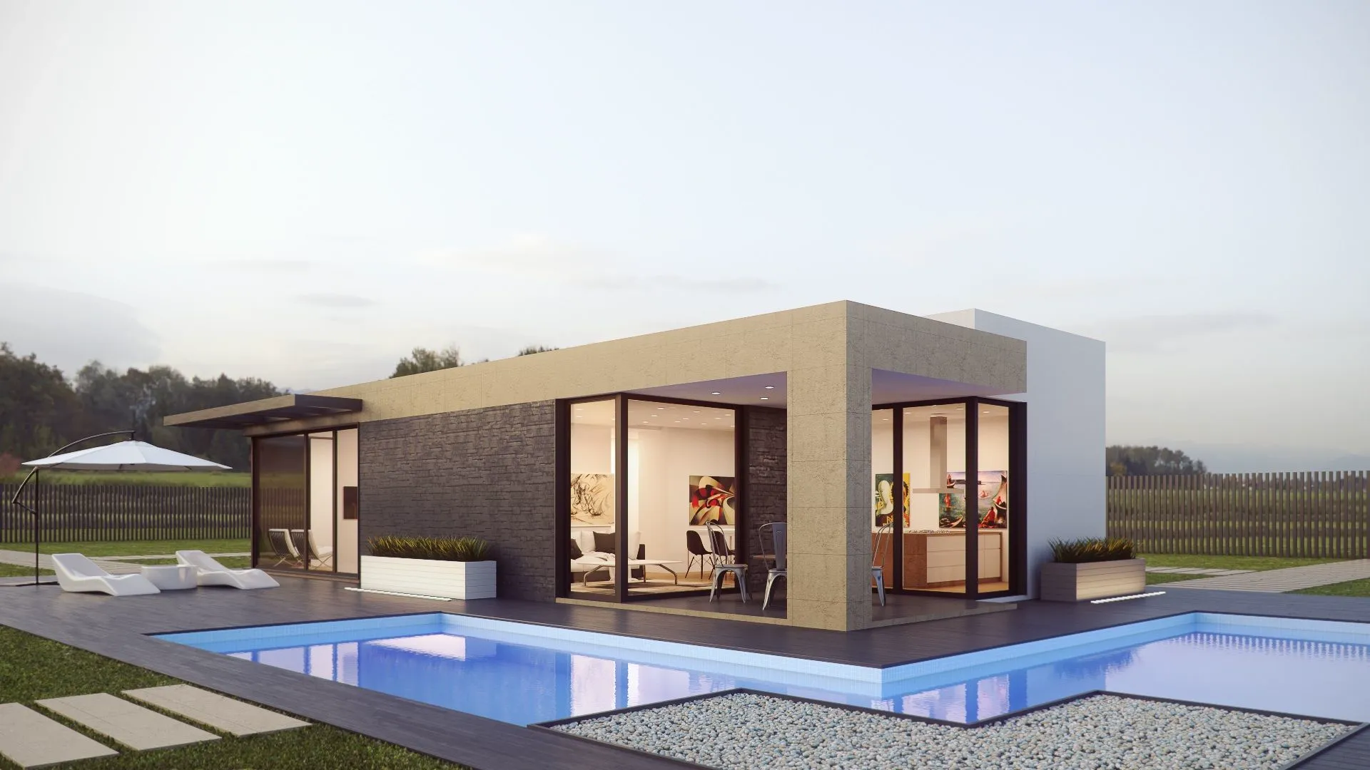 Villa contemporaine avec piscine à Madagascar